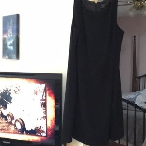 George Woman 26W sleeveless dress NWT.  Black.